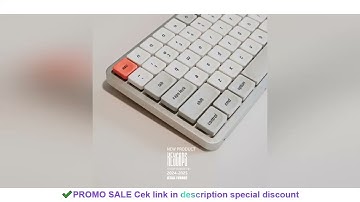 LCK Low Profile Keycap Set PBT Custom Simple Retro Style Keyboard Cap Original Office Gaming KeyCap