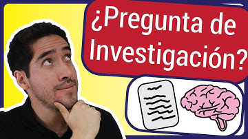 ¡TU PREGUNTA DE INVESTIGACIÓN EN 6 MINUTOS! (con EJEMPLOS) | Metodología Básica y no tan Básica