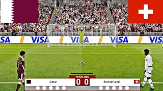QATAR VS SWITZERLAND FULL PENALTY SHOOTOUT | QAT VS SUI HIGHLIGHTS