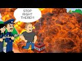 Childish Dad Blows Up Caillou S House And Gets Arrested