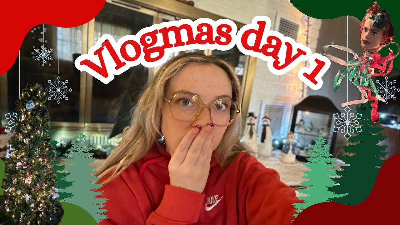 Christmas Lights Catching Fire Vlogmas 2023 Day 1 YouTube