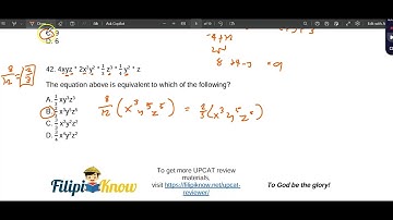 PART 9 - Master the UPCAT with these must-solve math practice questions! Are you ready to ace it?