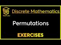 [Discrete Mathematics] Permutations and Combinations Examples