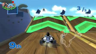 Dream Works - Super Star kartz - Moon Cup - Madagascar - Part 12 - Best Games - Lalala Kids HD screenshot 5