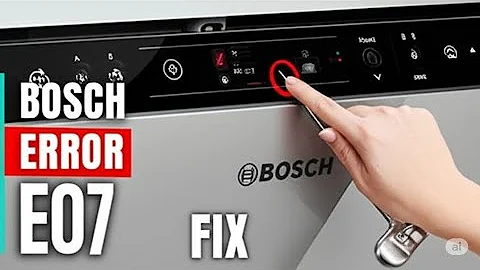 How To Fix Bosch Dishwasher Error Code E07   Meaning  Causes    Solutions  Quick Fix