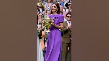 Princess presents Wimbledon Trophy to the Champion #royalfamily #wimbledon2025 #tennis