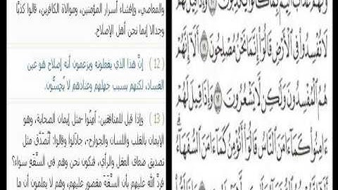 الآية 11 - 13 من سورة البقرة