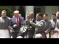 Army Football Visits the White House