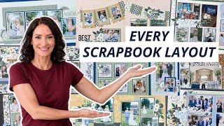 Scrapbook Layout Share: Every Wedding Layout I've Made So Far