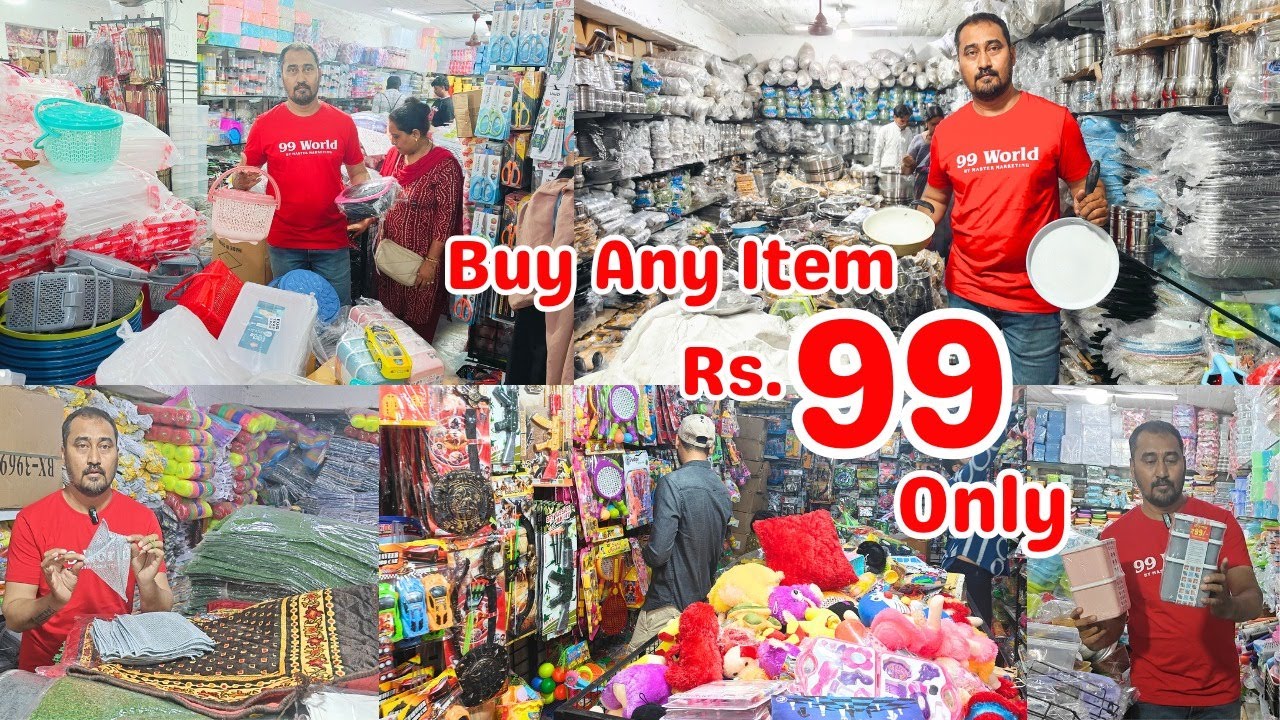 Buy Any Item @ ₹99 Only 😱 Home, Kitchen, Toys, Gifts – New Stock Wholesale Prices in Hyderabad