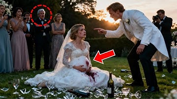 At His Own Wedding, The Billionaire Hit His Pregnant Wife… Then The Cameras Exposed Everything.
