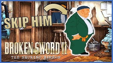 Broken Sword 2 The Smoking Mirror Demo | Skipping the Guard | PS1