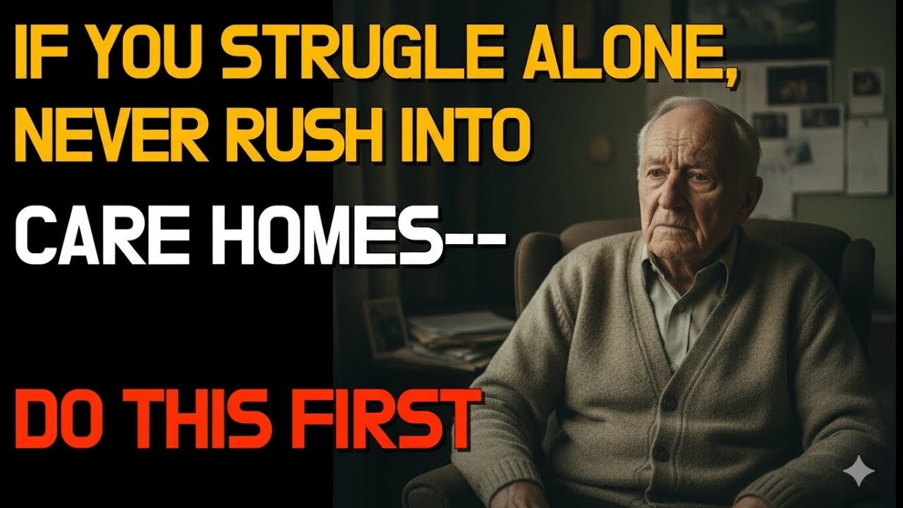 If You Struggle Alone, Never Rush Into Care Homes—Do This First