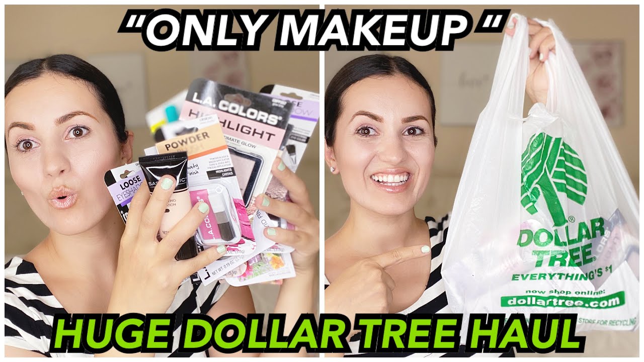 Huge Dollar Tree “MAKEUP” Haul ONLY Dollar Tree MAKEUP Haul Trying