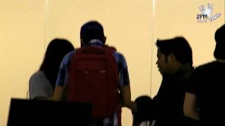 100711 Nichkhun @ Airport Leaving For Seoul