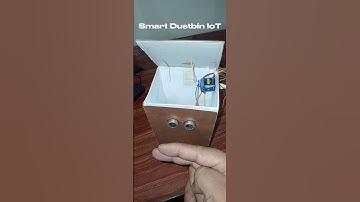 Smart Dustbin Using ultrasonic sensor Nodemcu 8266  Robotics #fypシ  #arduino #robotics  #tiktok