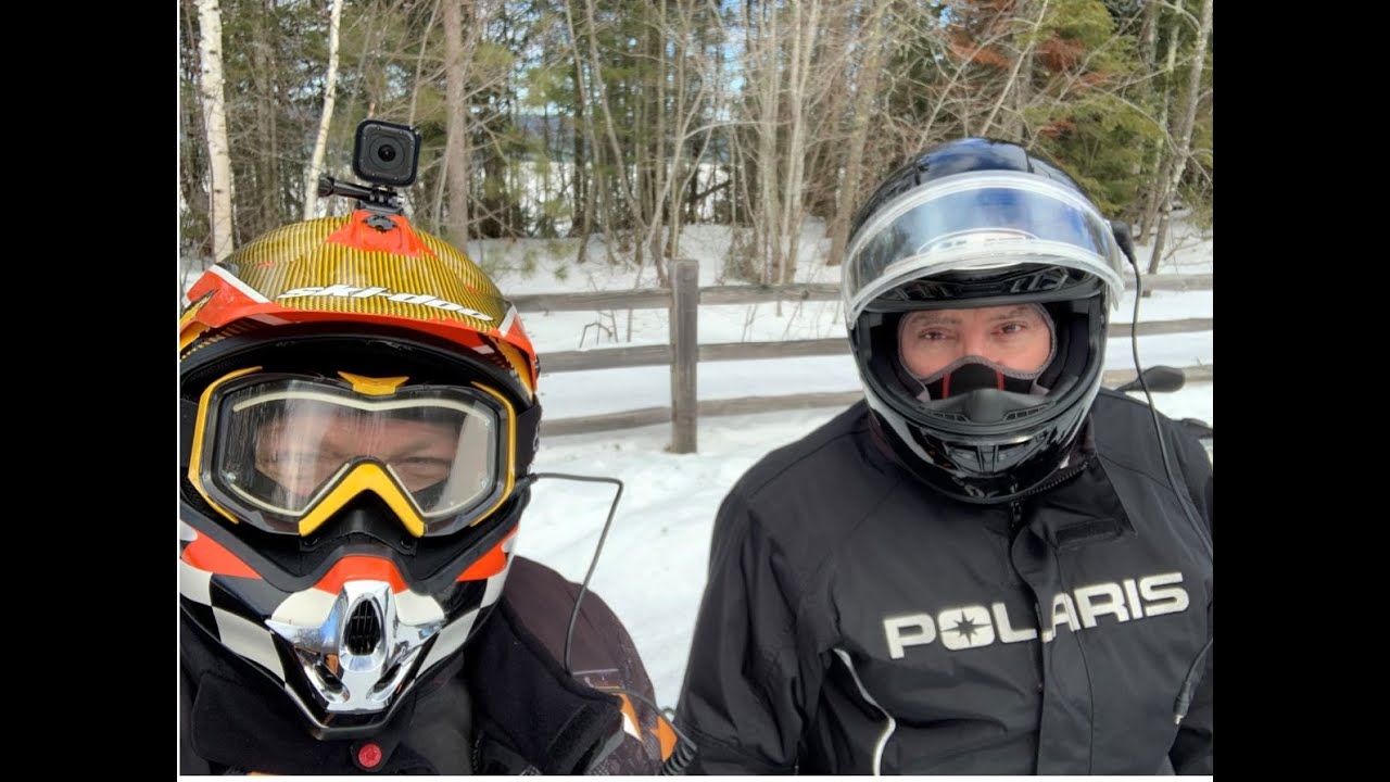 Snowmobile Trip in Munising Area 030521 YouTube
