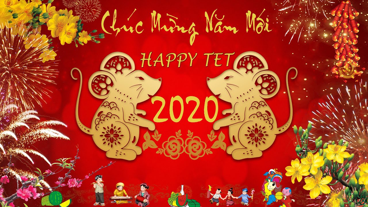 Happy Tet Vietnamese New Year 2020 Lunar New Year The Year Of The
