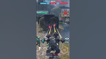 Weather chicken tanks, #Angler does ranged support 🤣 #warrobots #shorts War Robots