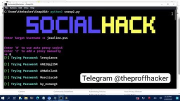 Snapchat Password Cracker - SocialHack Tool @snapbash