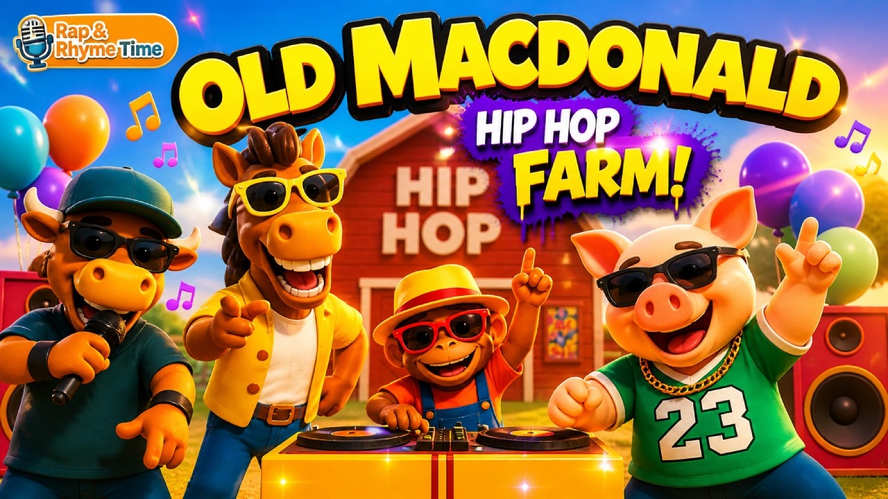 Old MacDonald Had a Farm (Hip Hop Remix) | E I E I O | Nursery Rhyme ...