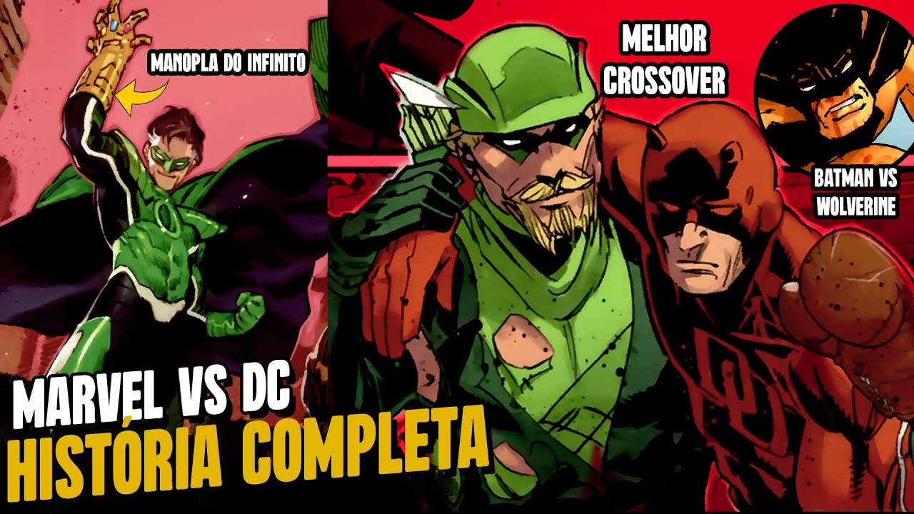 CROSSOVER COM MUITA POLÊMICA! MARVEL vs DC - HISTÓRIA COMPLETA - YouTube