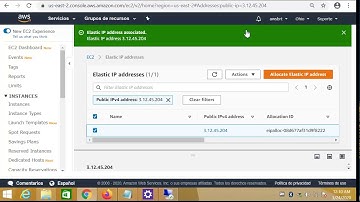 Asignacion de Elastic IP Amazon AWS #AprendeAWS
