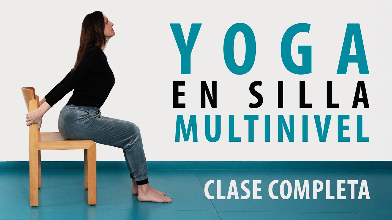 La forma FÁCIL de practicar yoga en una silla para el AUTOCUIDADO