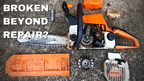 How To Repair A Stihl Chainsaw - Tear Down and Rebuild - Will It Start?