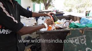 Manual segregation of trash and plastic waste in India - A health hazard for sanitation workers