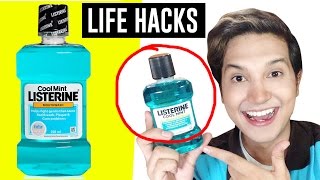 6 life hacks using listerine ...
