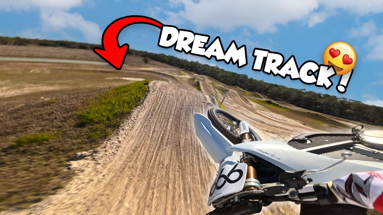 This Backyard Motocross Track is MIND BLOWING!!