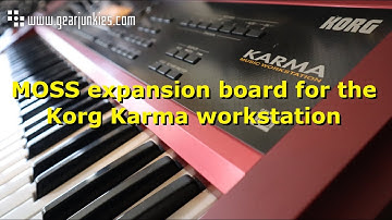 Sounds of the MOSS expansion board for the Korg Karma workstation