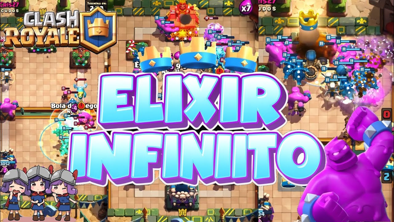 EL MEJOR MAZO PARA JUGAR ELIXIR INFINITO!! 🤯😎🔥 | Clash Royale 🧨💥 - YouTube
