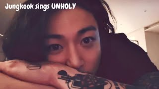 Jungkook Sings UNHOLY Dance (Sam Smith) LIVE BTS 방탄소년단 2023