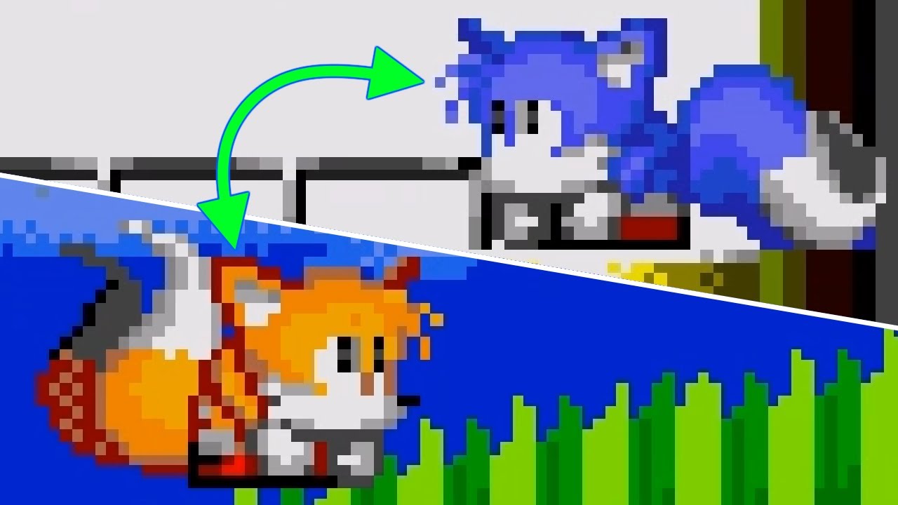 Better Special Stage Tails Sprites [Sonic The Hedgehog 2 Absolute] [Mods]