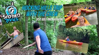 Hocking Hills Road Trip with the Storied Rivals Crew (Disc Golf and Kayaking): Sports Vlog #93