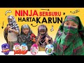 Pixel Jadi Ninja Memburu Harta Karun Malam Hari | Treasure Hunt Game | Kinder Joy Eggs Surprise