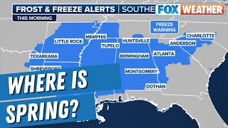 Back To Winter On First Day Of Spring As Millions Face Winterlike Temperatures