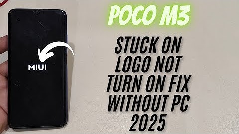 Poco M3 Stuck on Logo Fix | Bootloop Issue Flash Without PC 🔥100% Working