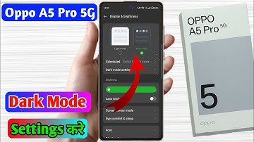 Oppo a5 pro 5g dark mode setting kaise kare | how to enable dark mode setting in oppo a5 pro