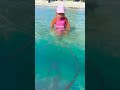 Naomi saw a big jellyfish in the sea. Funny Baby short!