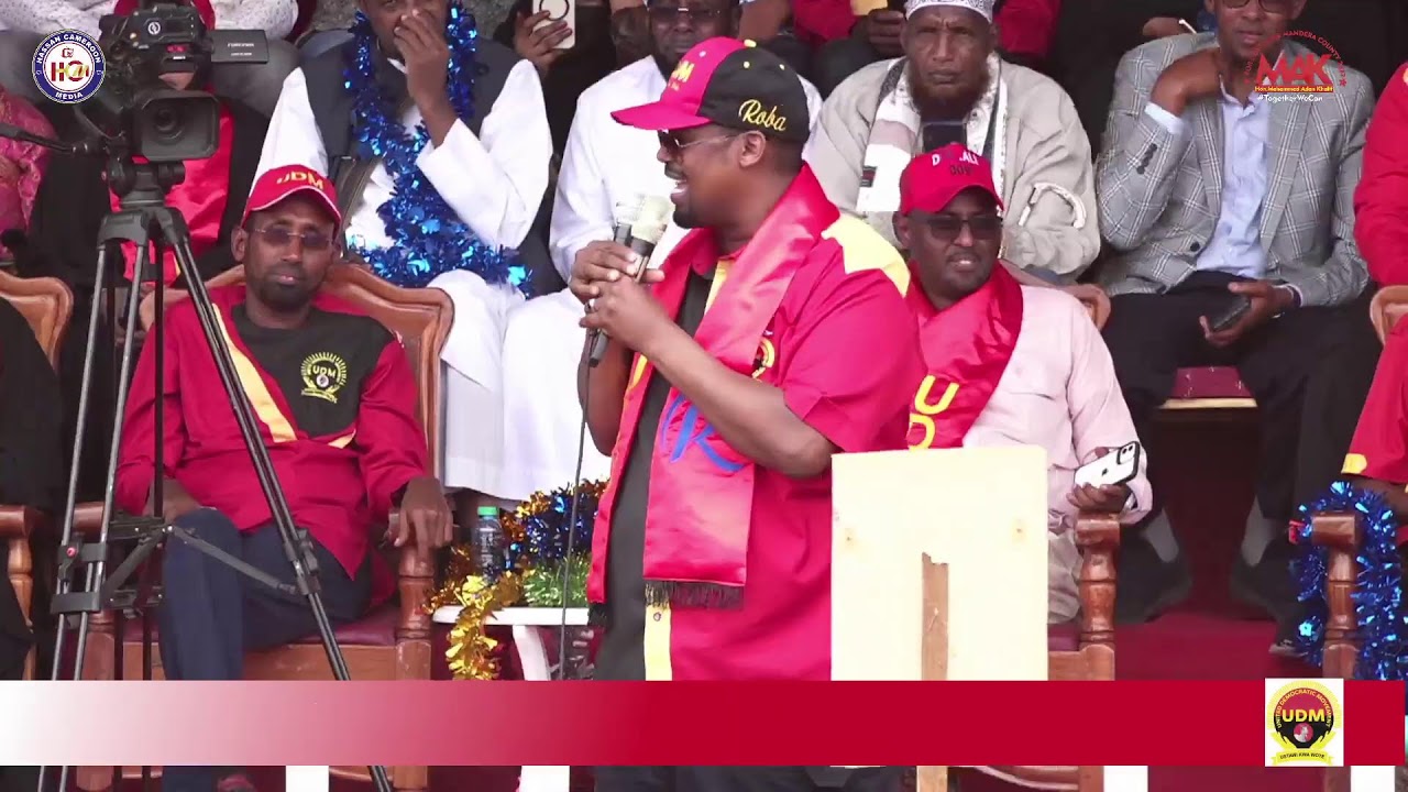 LIVE : UDM Mega rally in Mandera Stadium.
