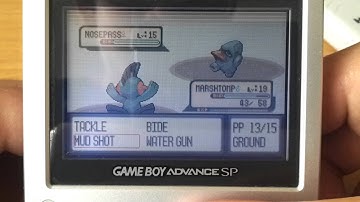 Pokemon Ruby Walkthrough Part 9 - Gym Battle #1 - Roxanne and Practice Trainers - Rock Type