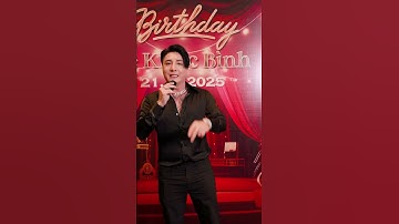 Ca Sĩ Lâm Chấn Khang chúc mừng Sinh Nhật Bầu Show Lê Khắc Bình