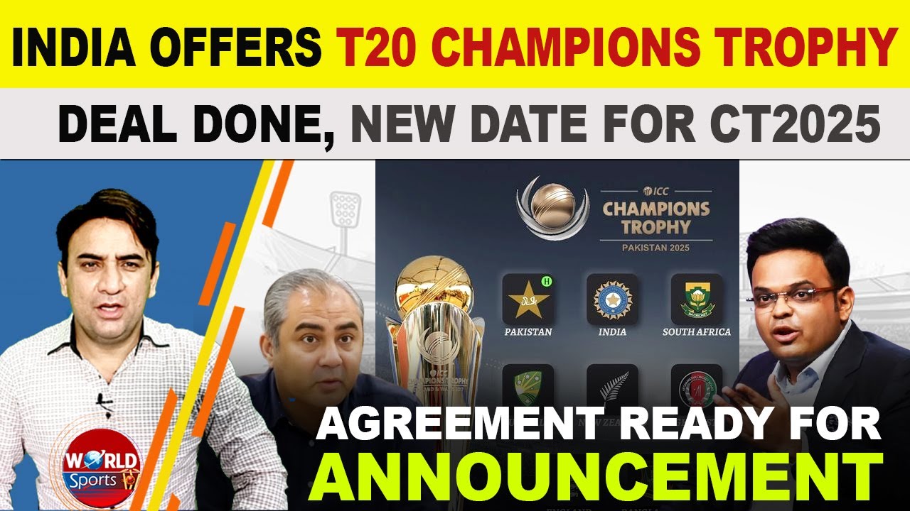 India offers T20 champions trophy | deal is done now | ICC will announce tomorrow