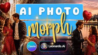 Как создать AI photo morph видео в Canva + Leonardo AI (эффект плавной трансформации фото)