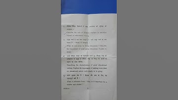 B.ed 2024 semester 2 language across the curriculum part ll Barkatullah university