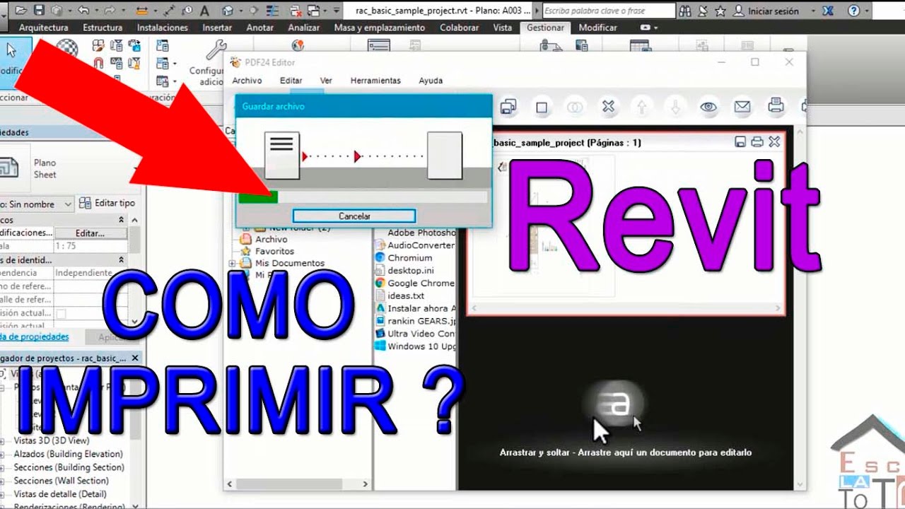 Como Imprimir En Pdf Con Revit
