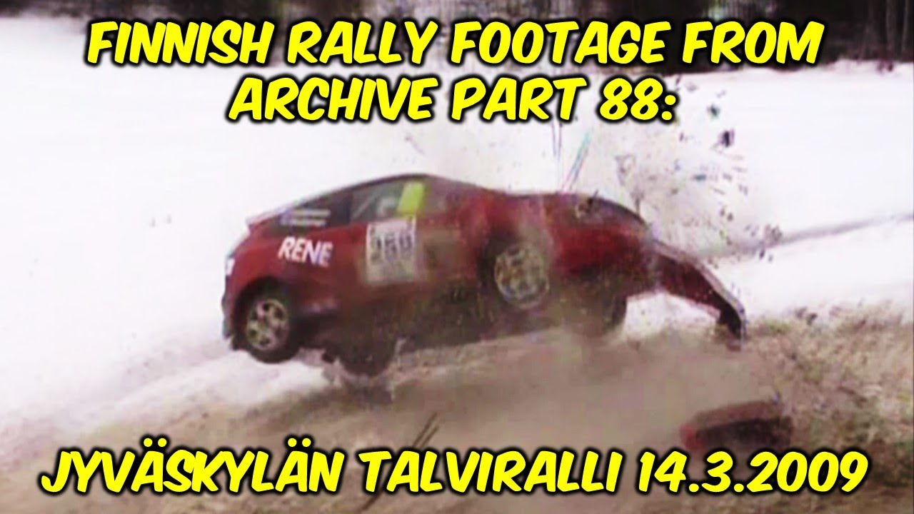 Finnish rally footage from archive part 88: Jyväskylän Talviralli 14.3.2009